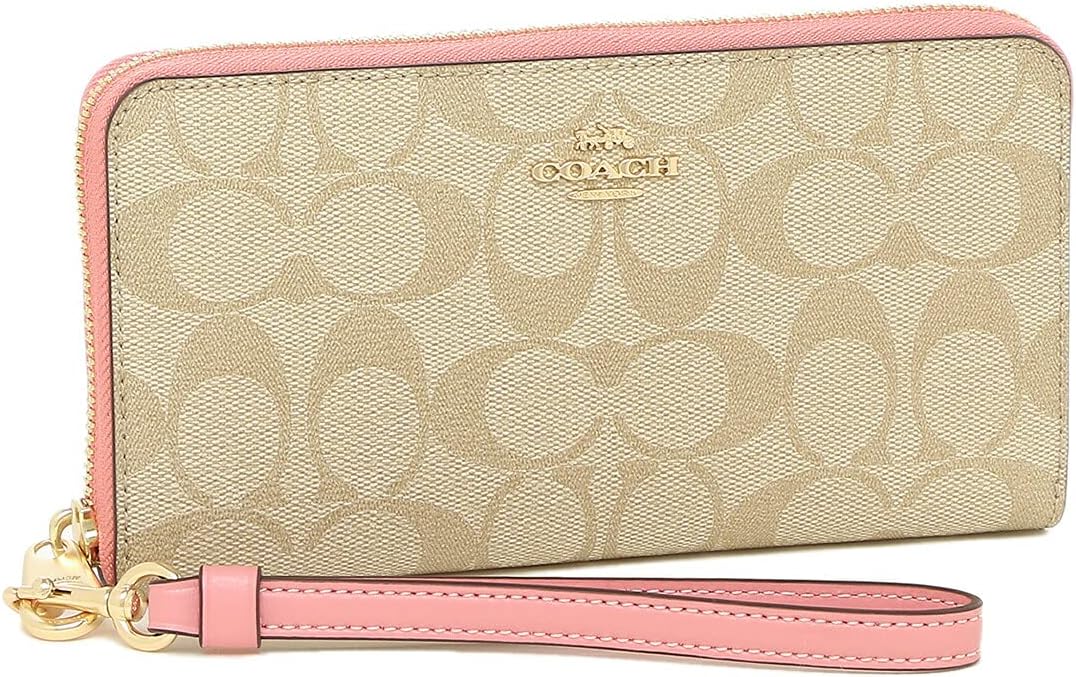 COACH長財布 F29395 IMLGQ フローラル プリント ロゴ スリム