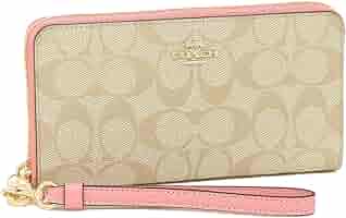 【Heart♡&PEACE✌︎】 COACH グラデーションピンク 長財布 COACH】コーチ 長財布 ぺブルレザー サンデー パフェ
