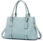 Kattee Women Soft Genuine Leather Satchel Bags Top Handle Crossbody Purses and Handbags Totes Shoulder Hobo