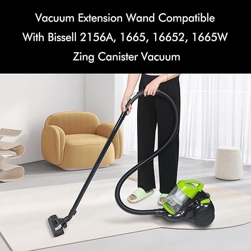 Miniatura 2 de Manguera de repuesto para aspiradora Bissell Zing, compatible con modelos 2156A, 1665, 16652, 1665W, 21562 (paquete de 2)