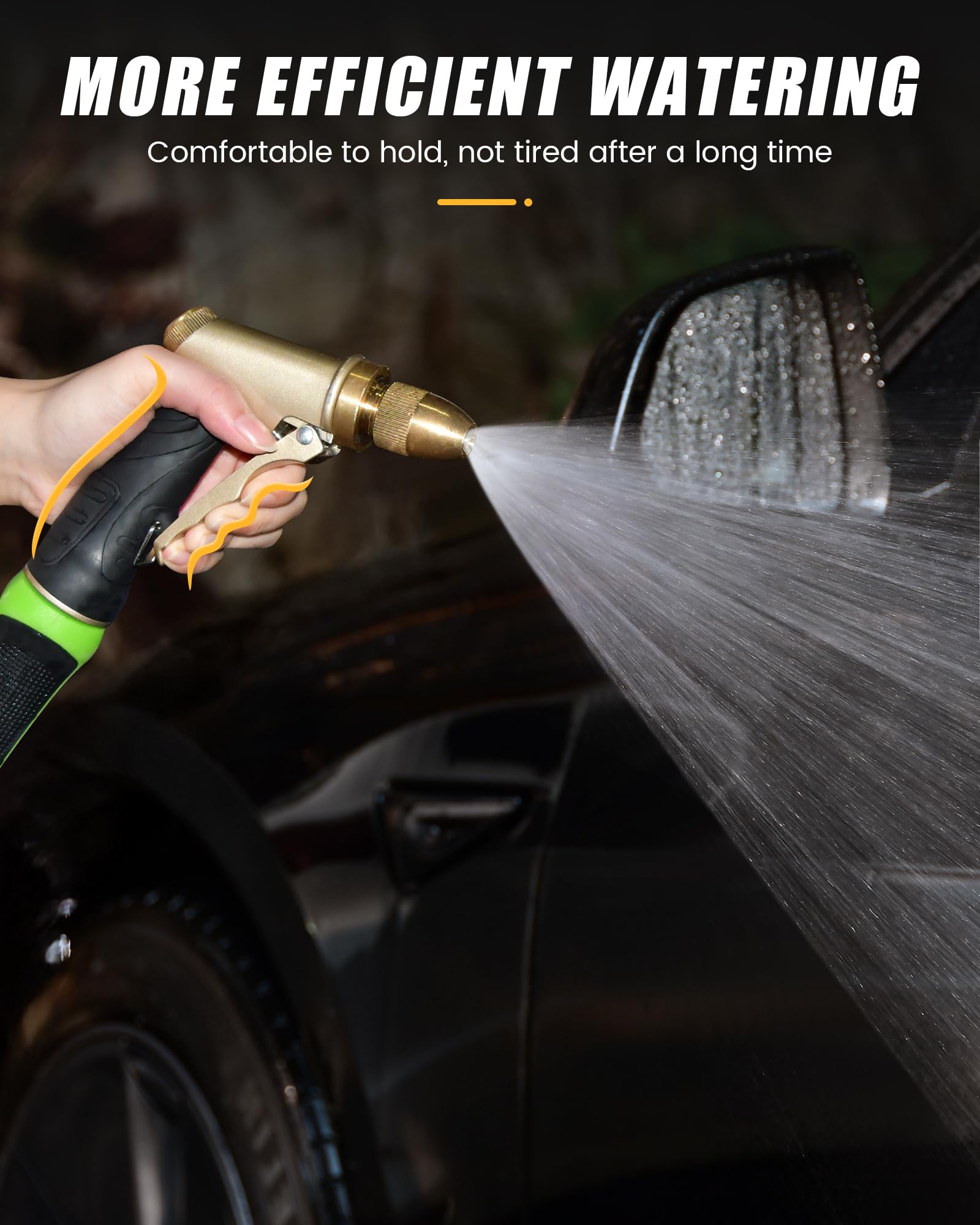 RainPoint Ugello per tubo da giardino 100% resistente (2 pezzi)