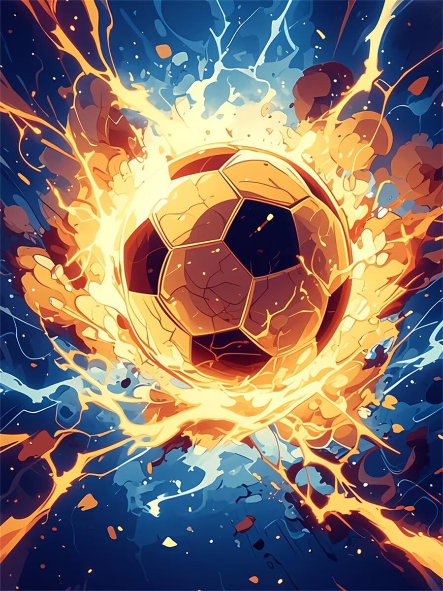 Broderie diamant loup au format grand format 70x80 cm pour adulte