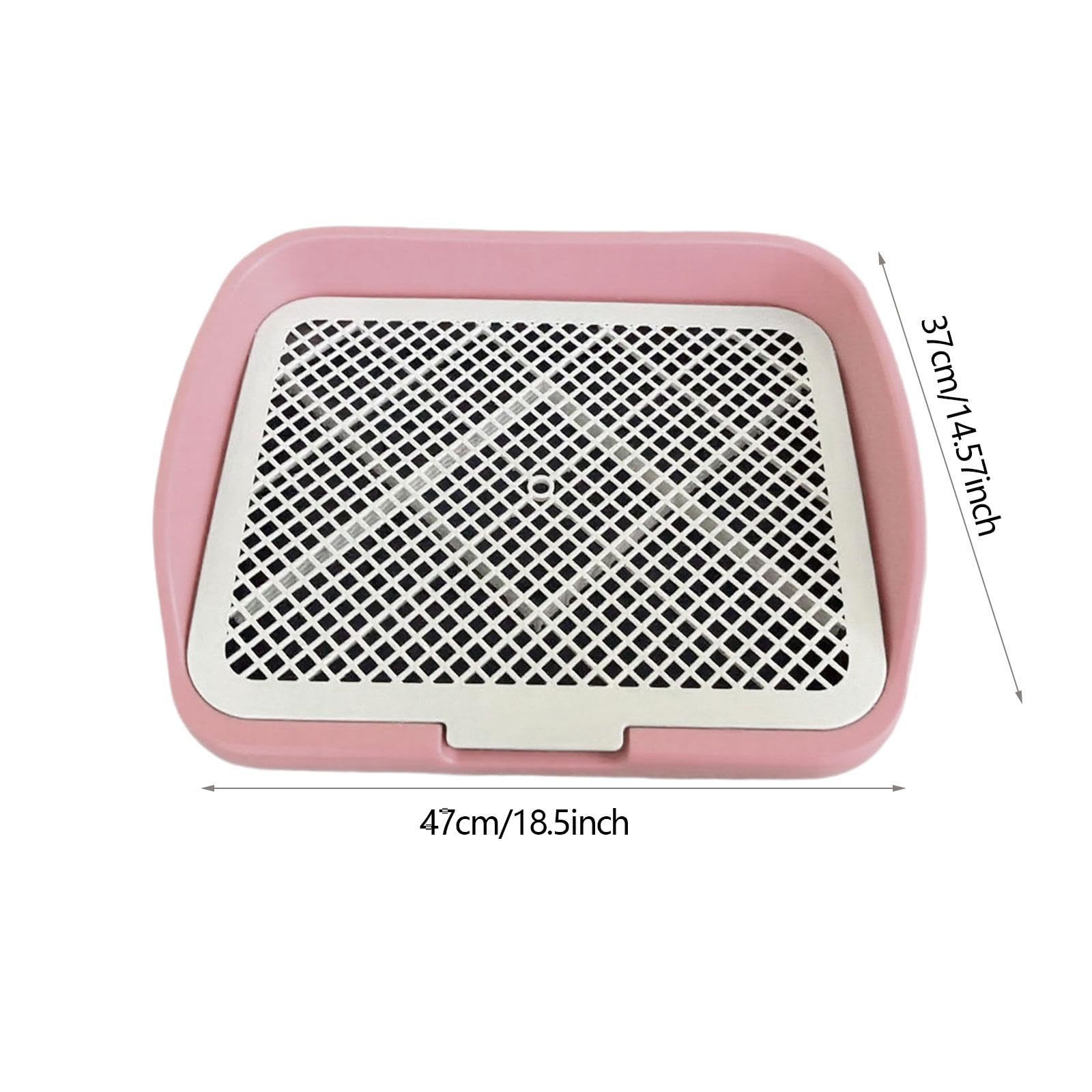 KESOTO Lettiera per Cani Toilette da Interno Vaschetta Igienica Box per Bisogni con Struttura Leggera E Riutilizzabile Adatta Come Regalo per Proprietari di, Rosa