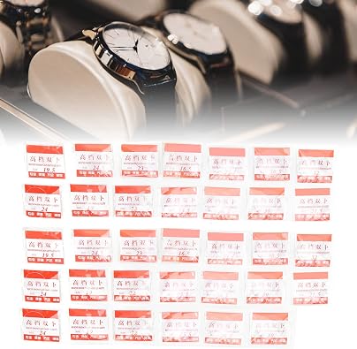 34Pcs Watch Glass Lens, 1632.5mm Watch Crystal Replacement, Arch Watches Glass Replacement, Mineral Glasses Convex Concave Back for Watches Accessories, Measuring Cup Lid