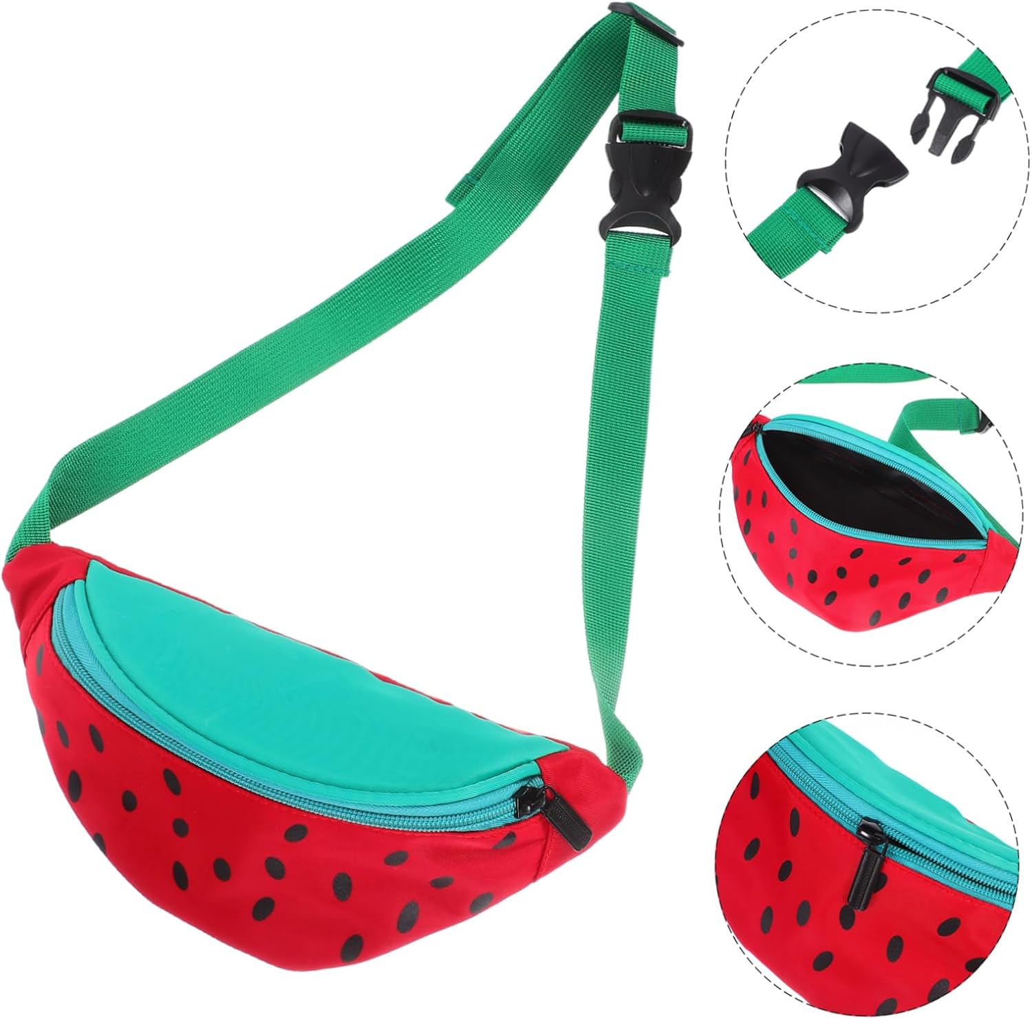 Beavorty Watermelon Pouch for Boys and Girls Boys and Girls Crossbody Bag Fruit Shoulder Bag Essential Summer Accessory