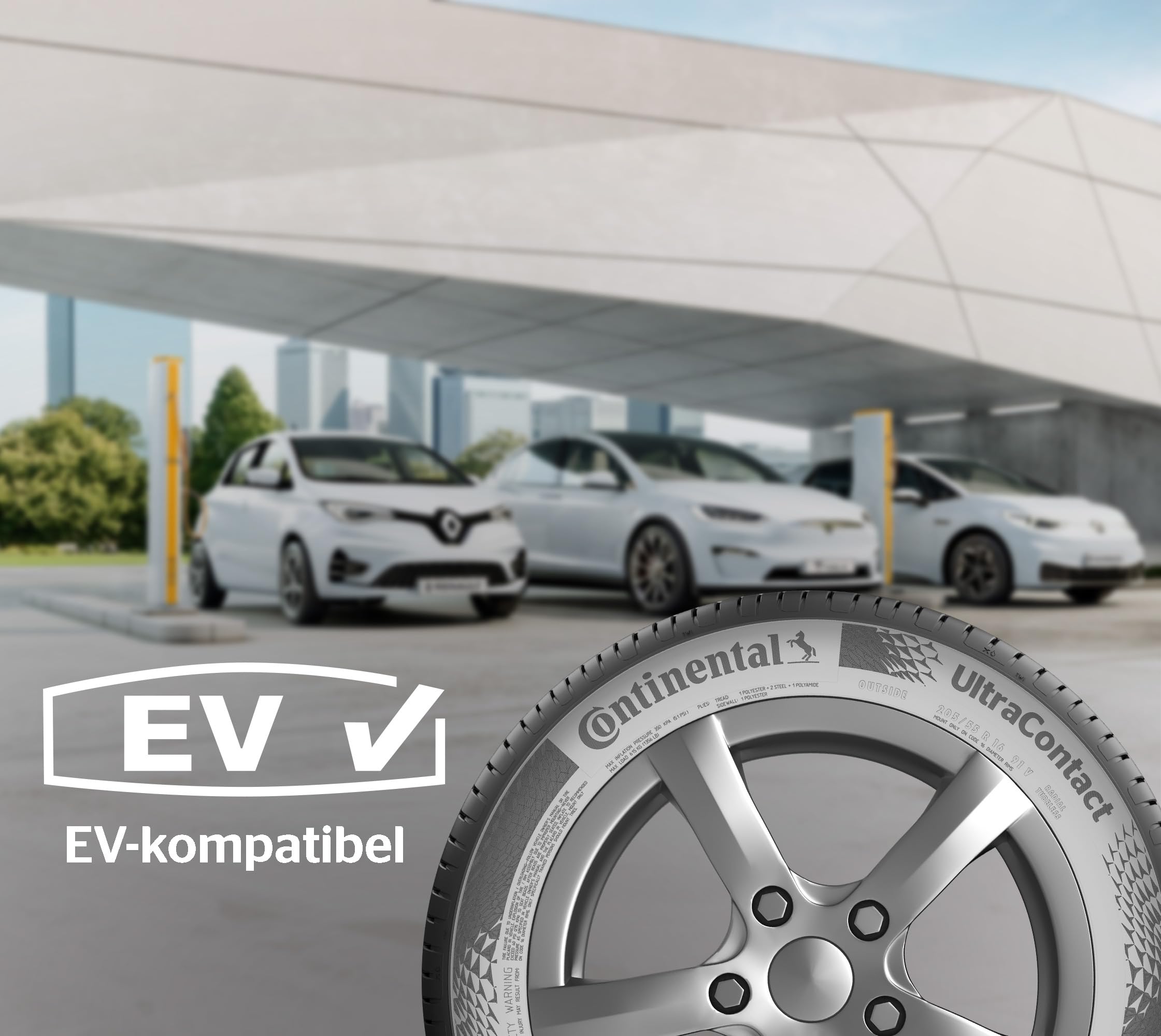 CONTINENTAL UltraContact - 195/65 R15 91H - A/B/70dB - Sommerreifen (PKW/SUV)