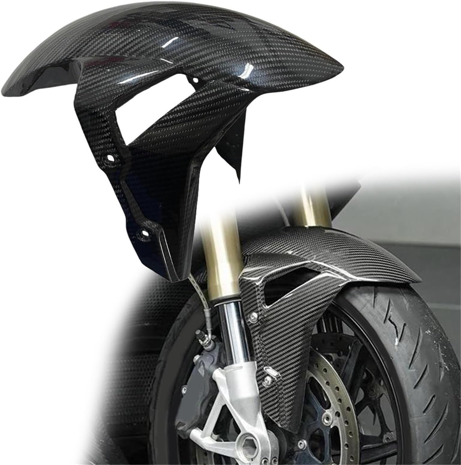 Splash Guard Motorcycle Hugger Front Fender Mudguard Splash Guard Cover Accessories For BMW M1000R 2023-2025 S1000RR 2019-2025