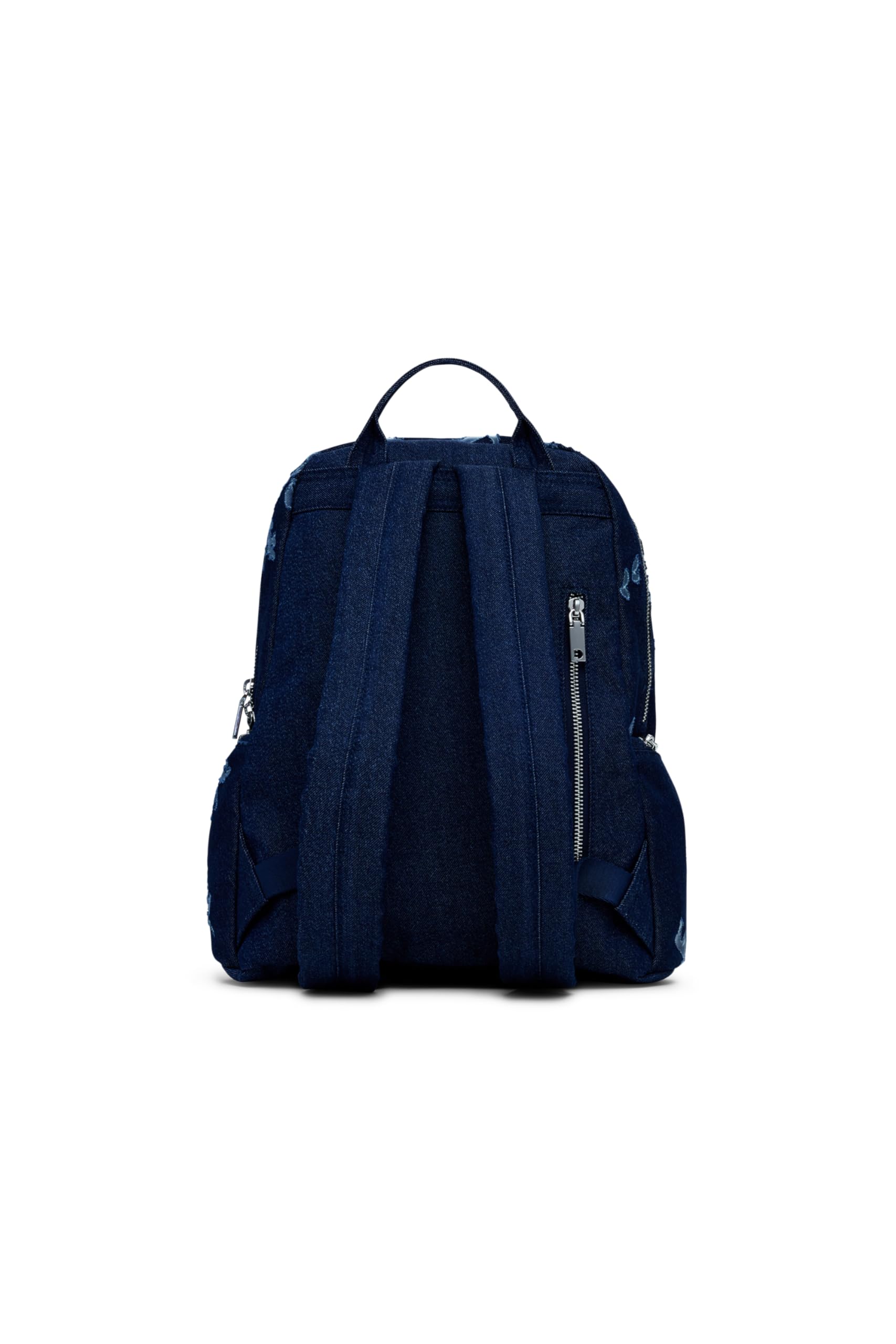 Desigual Rucksack Freizeitrucksack Chester Denim Kilo Mini Backpack Denim Raw dunkelblau