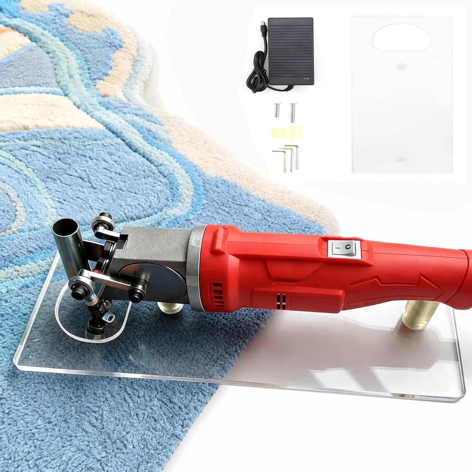 Tijeras de corte en forma de V para esculpir alfombras y cortaalfombras eléctrica de surcos
