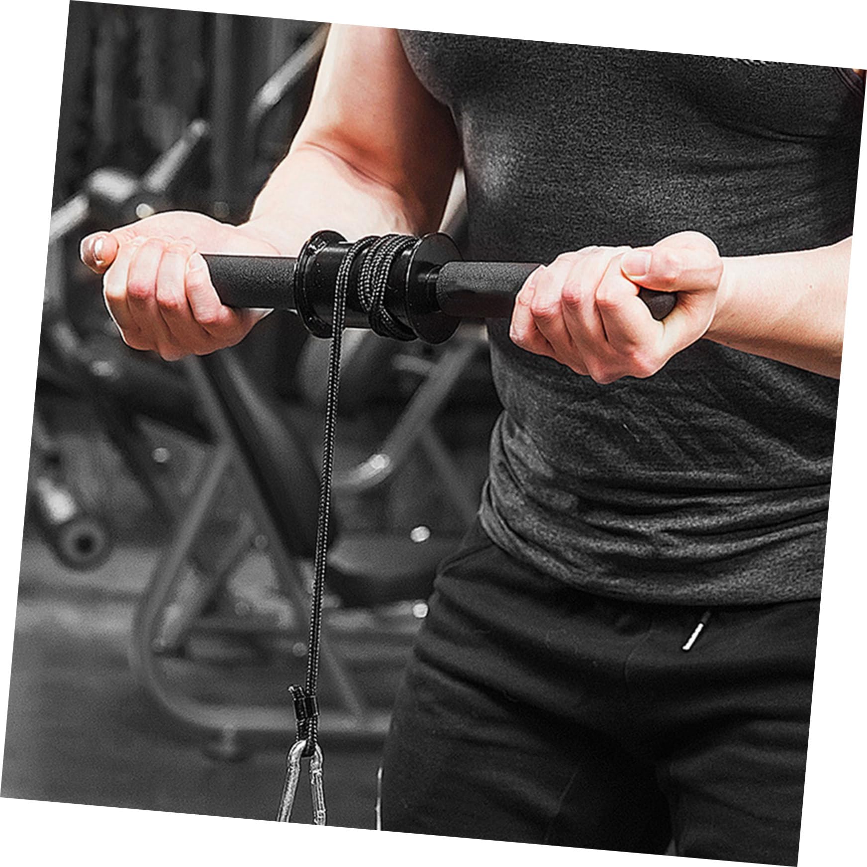 POPETPOP Dispositivo de Fuerza Capacidad de Carga Fuerte para Brazos Barra Horizontal Material de Hierro y Plástico Adecuado para Entrenamiento en Casa