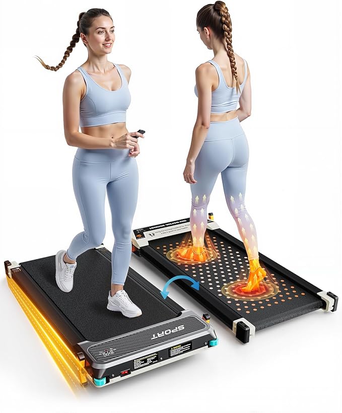 Caminadora Eléctrica Plegable 2.5HP Inclinación Manual Gris