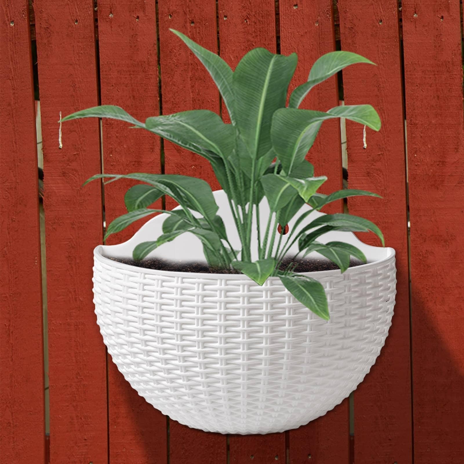 Pot De Fleur Mural Extérieur Pot De Fleurs Mural U00e0 Suspendre U2013 Panier De Fleurs En 619788