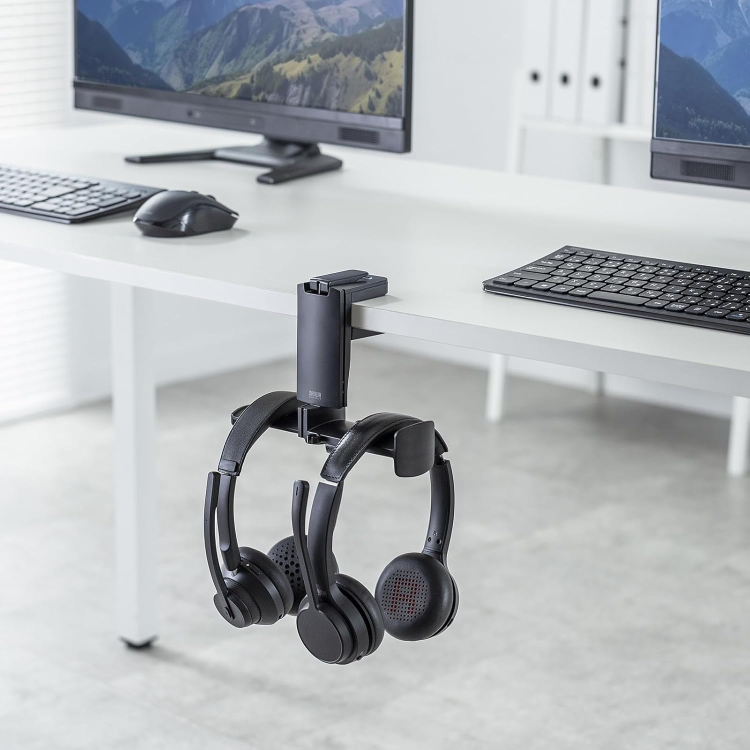 Sanwa Supply PDA-STN73BK Headphone Hook