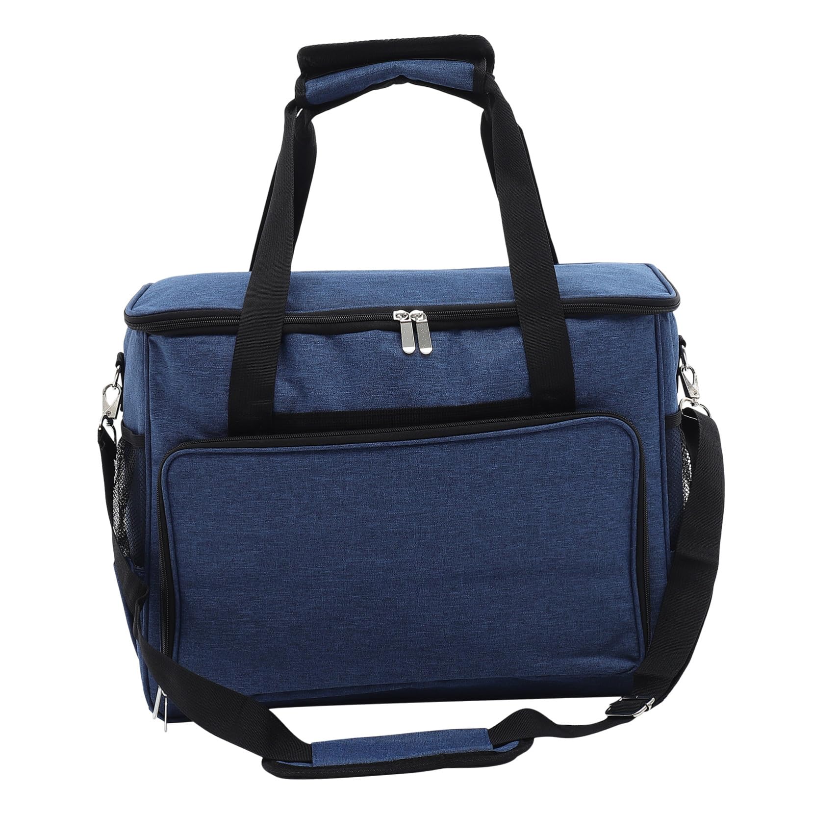 ORFOFE Sac de Rangement Résistant pour Machine à Coudre Tissu Oxford Pochette Multifonction avec Compartiments Multiples Portable et Ergonomique Bleu