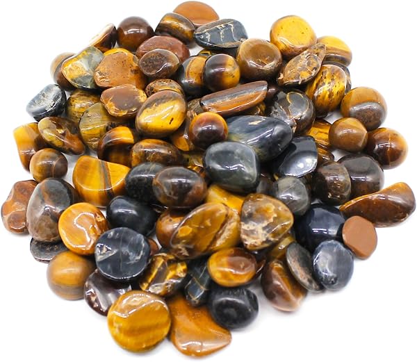 JARTC 1 OZ Yellow Agate Small Tumbled Chips Crushed Stone Healing Reiki Crystal Jewelry Making Home Decoration Aquarium Décor Gravel - 5