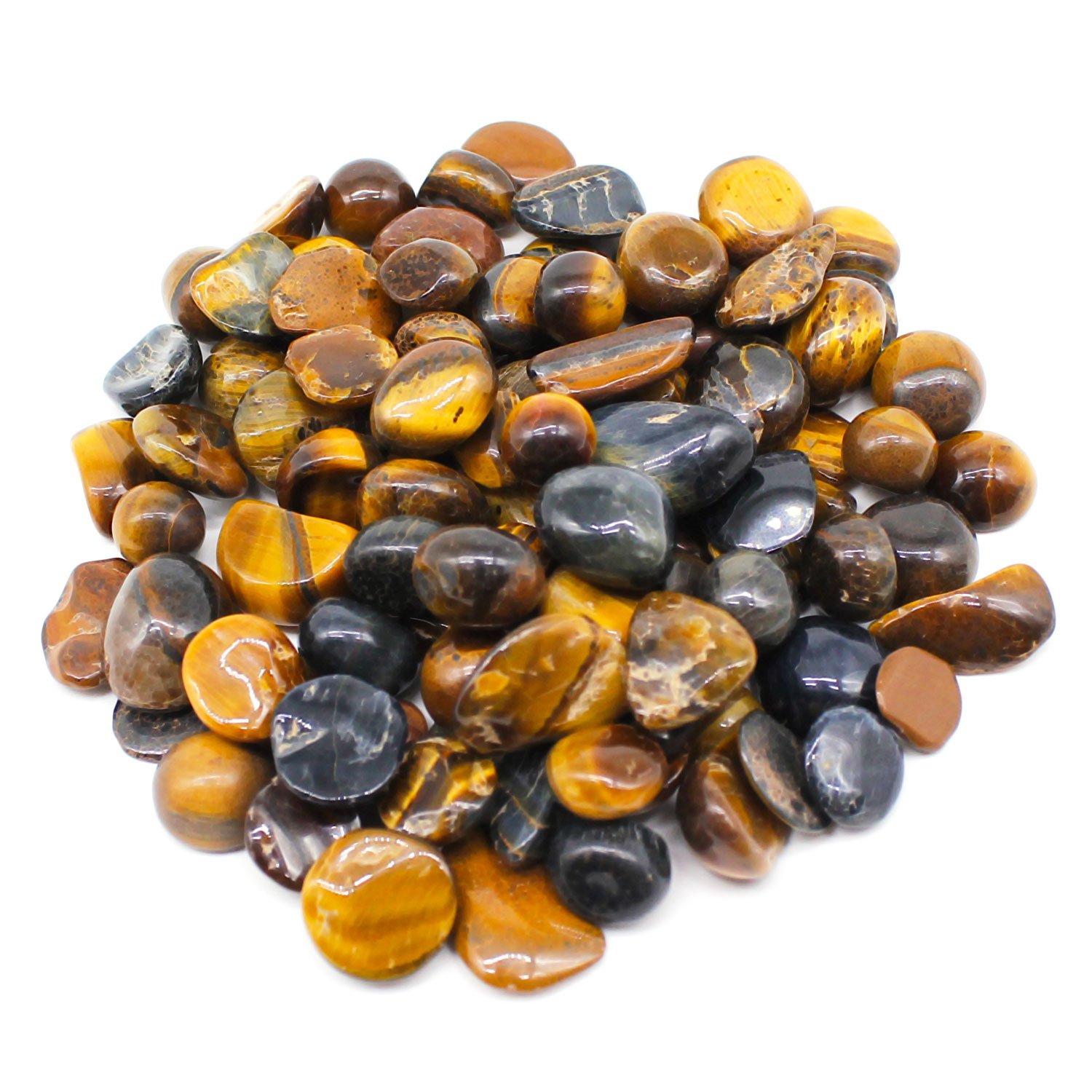 JARTC 1 OZ Garnet Small Tumbled Chips Crushed Stone Healing Reiki Crystal Jewelry Making Home Decoration Aquarium Décor Gravel — view 5