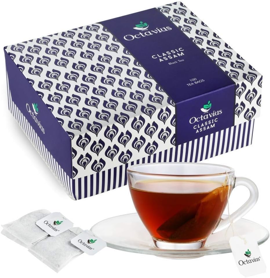 Octavius Classic Assam Black Tea - 100 Teabags