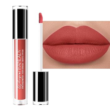 Orange Red Lipstick Long Lasting Lipsticks for Women Smudgeproof | Transferproof Matte Liquid Lip Stick Cruelty Free Red Lip Color, 902 Love Life