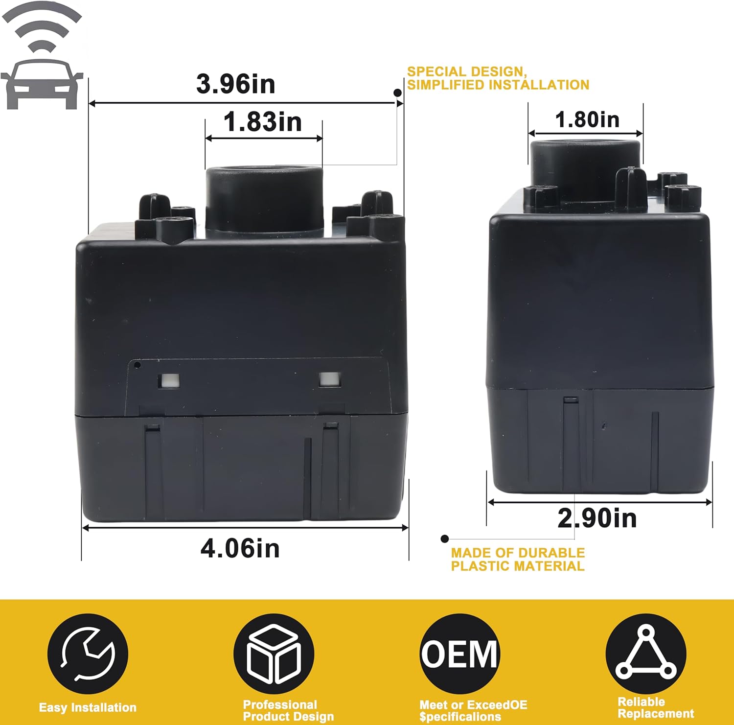 Wireless Ignition Switch Module Keyless Entry Receiver Fit for Dodge Challenger/Town&Country/Durango/Grand Caravan, for Jeep Grand Cherokee, for Ram 2500/4500/5500, Replace# 68105738AF 5026535AE