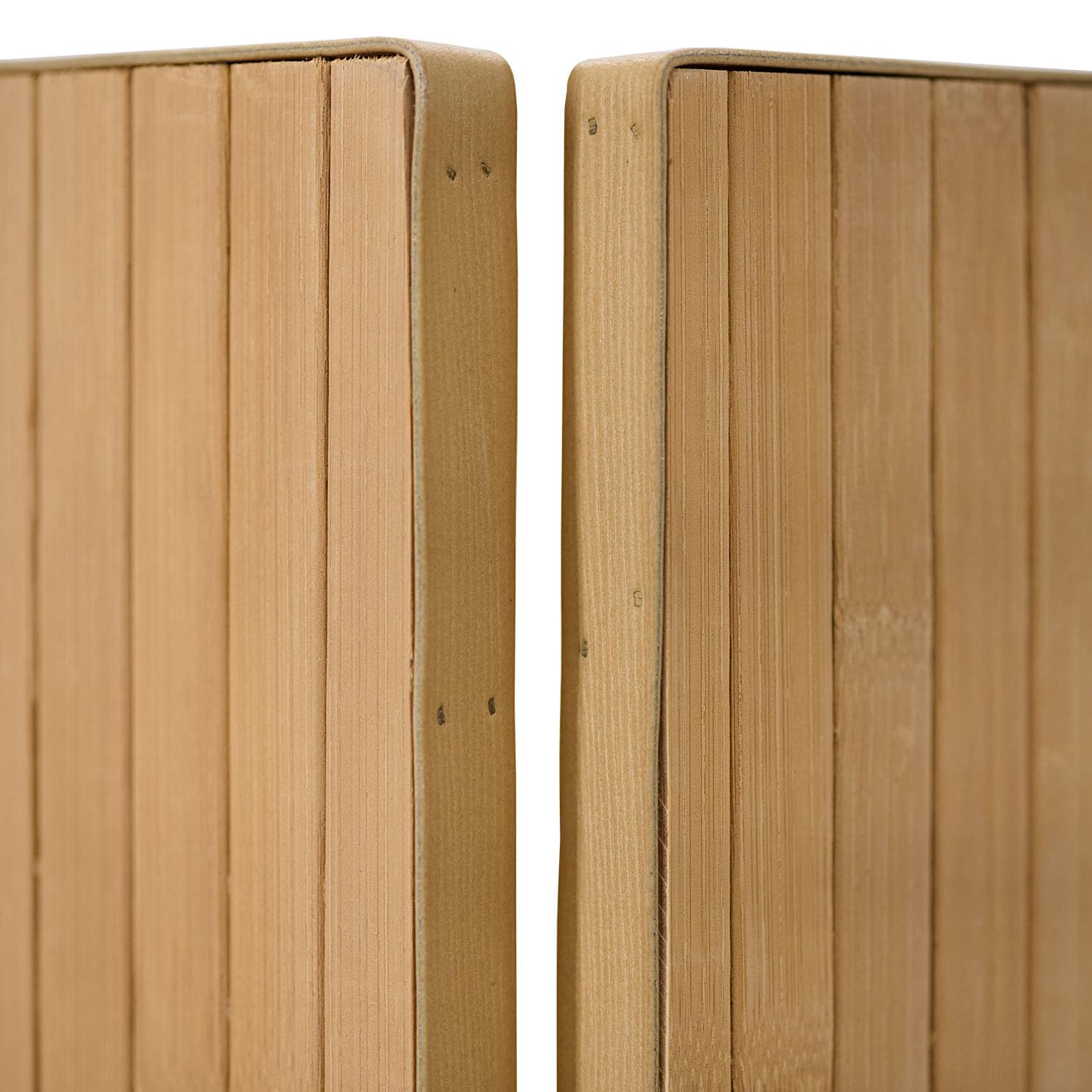 Homestyle4u 3121 parawan z naturalnego drewna bambusowego, ścianka działowa z drewna, wys. x szer.: 170 x 120 cm, ścianka działowa, sypialnia, ochrona przed wzrokiem do salonu, artykuł 3121