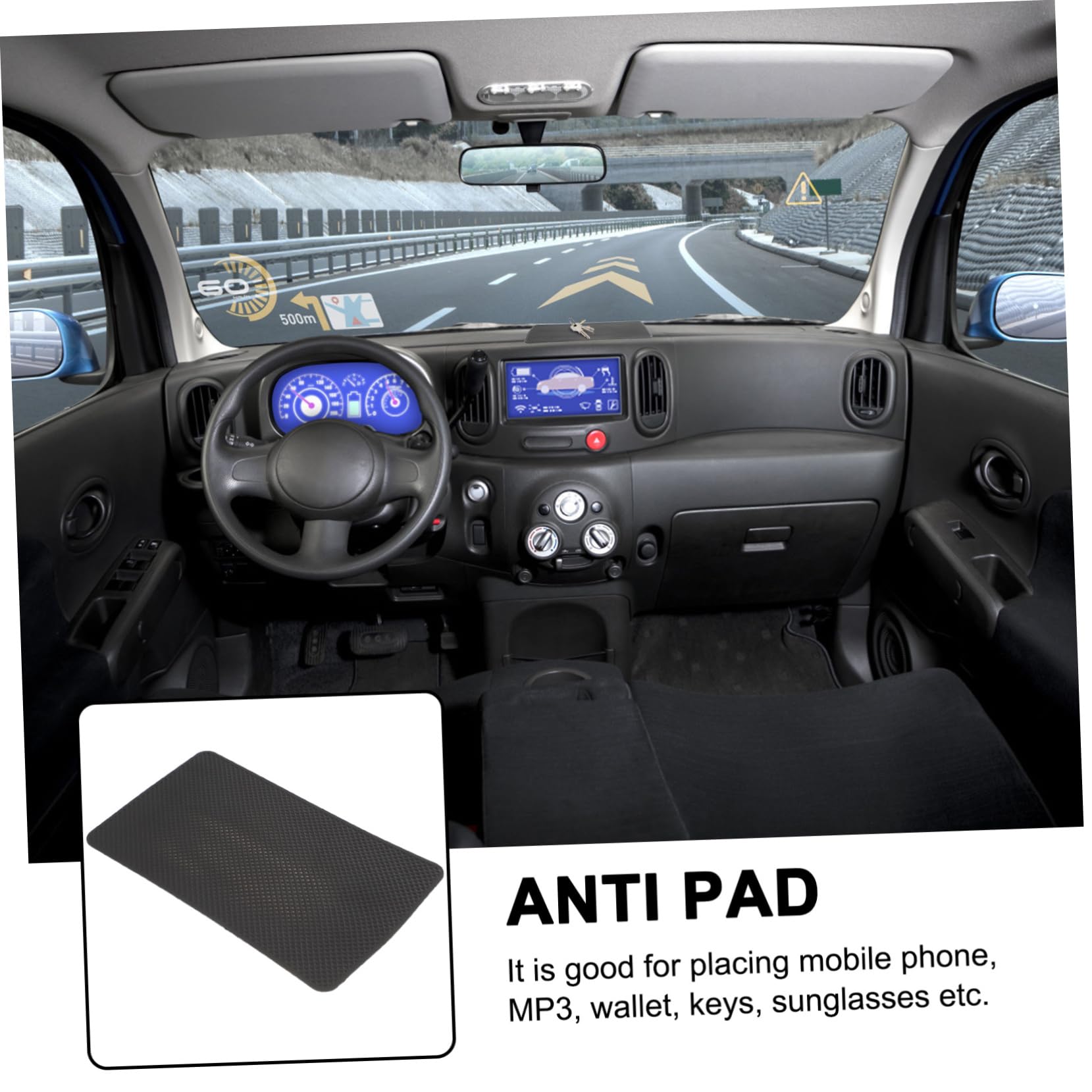 UKCOCO 3 Pcs Anti Mat for Car Dashcams for Cars Dashboard Skidproof Pad Skidproof Pad for Car Dashboard Anti Pad Perfume Seat Cell Phone