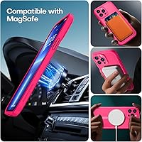 Vista 261 de ImpactStrong Magnetic Guard Designed for iPhone 14 Pro Max Case [Camera Protection] [Military Grade Drop Tested] [Compatible with MagSafe] Slim Black