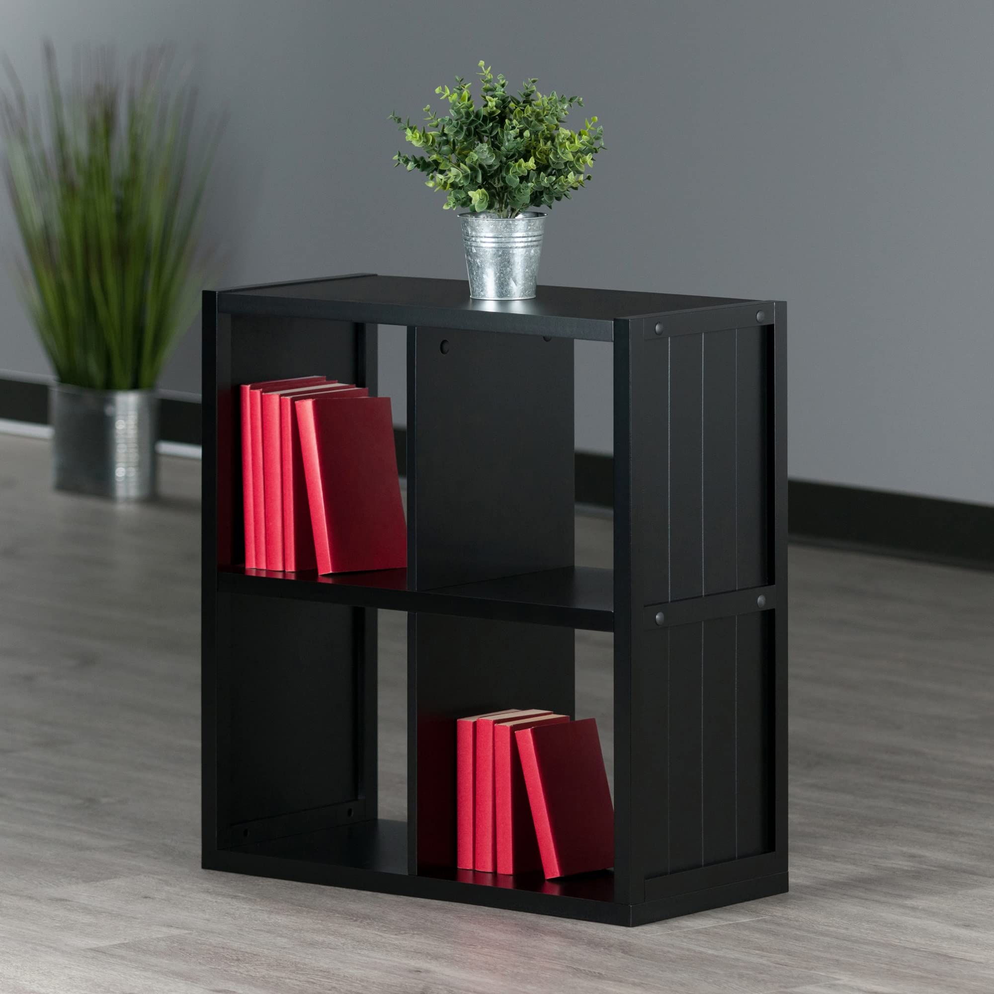 Winsome Timothy Shelving, Small, Black