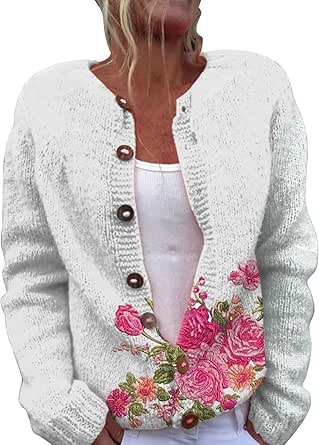 Cardigan Donna Elegante Con Orlo Alto-Basso - Maniche Lunghe, Tasche, In Rayon E Elastan - Foto 7