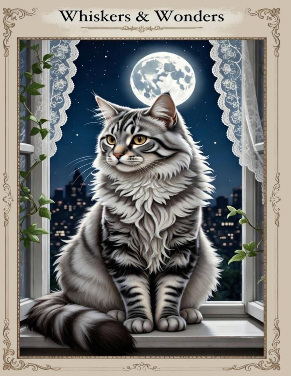 Whiskers & Wonders: A Magical Cat Coloring Book