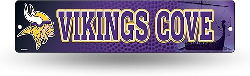 Miniatura 26 de Señal de calle de plástico NFL Rico Industries 4" x 16" Alternativo