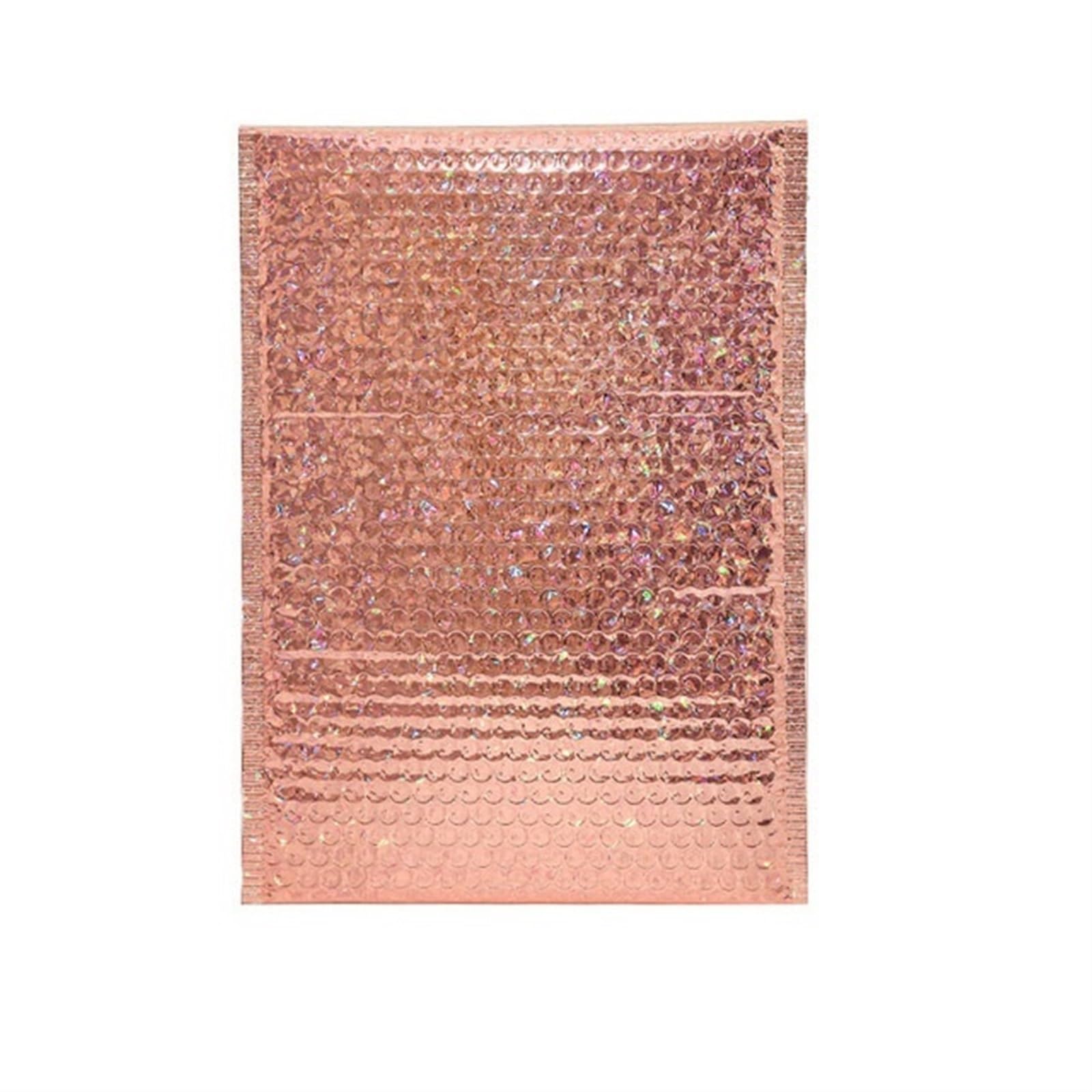 Sobres acolchados, sobres de burbujas, 100 unidades, suministros for pequeñas empresas, embalaje de envío, sobres acolchados de burbujas, bolsas for embalar productos, sobres de correo(Champagne,18*23