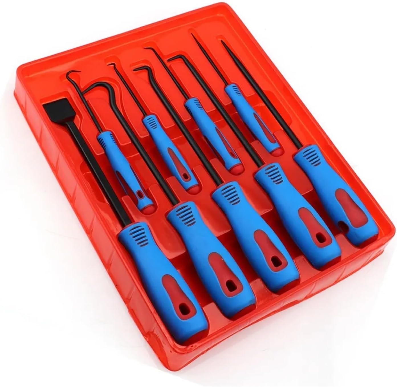 9Pcs Universal Scraper Pick Hook Tool Set Car Auto Repair Tool Chrome Vanadium Steel O Ring Gasket Puller Seal Hook Remover Kits