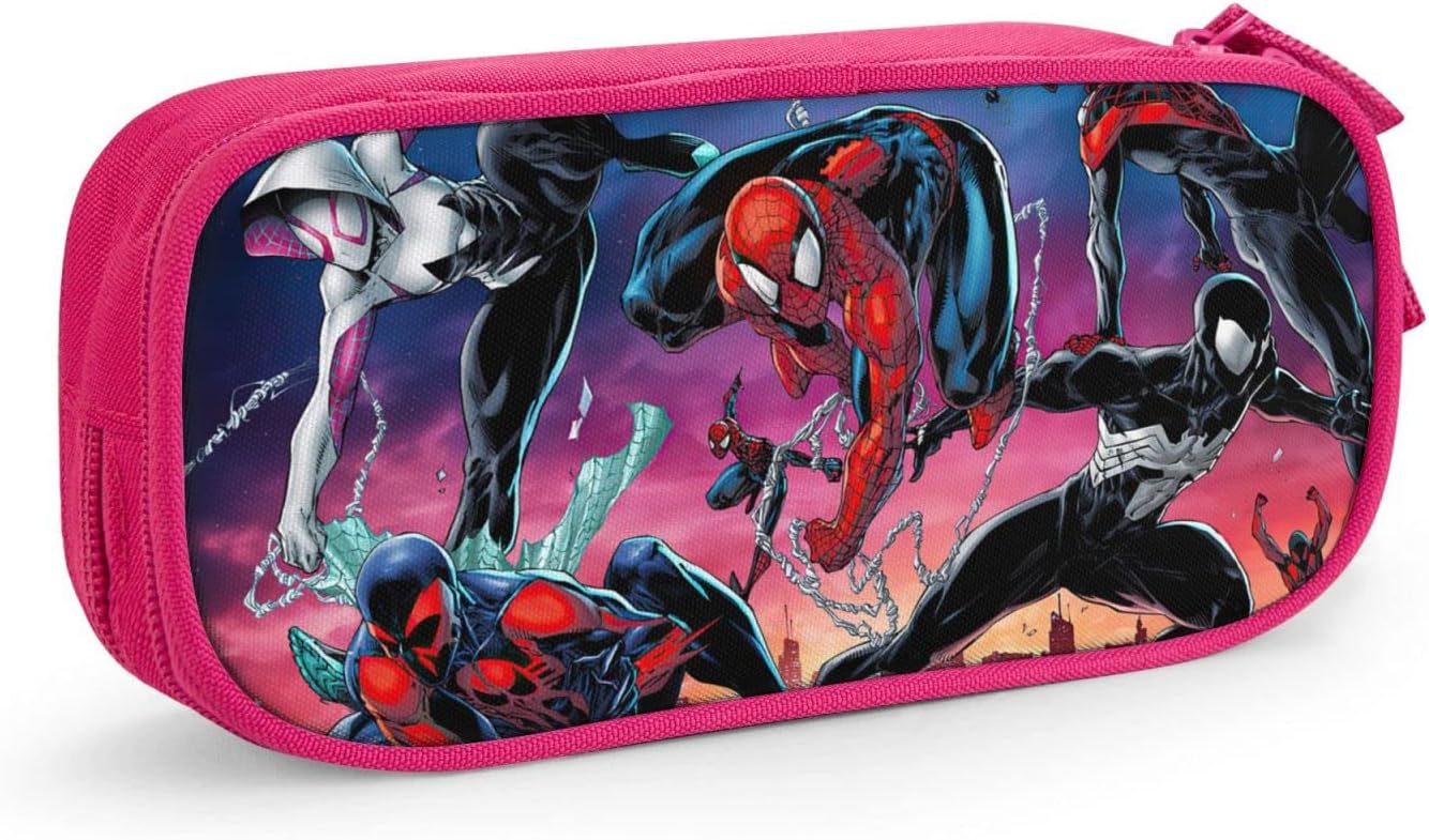 スパイダーマン 筆箱 多機能 大容量 文具収納 ポーチ ペンケース 軽量 人気 可愛い 萌グッズ 男女兼用 通学 小学生 鉛筆ケース ペン袋 ペンシルケース大容量ペンケースキャンバスペンシルケースアクセサリー収納