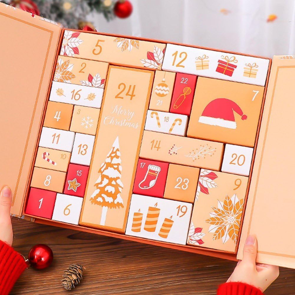 Amazon | クリスマス アドベント カレンダー 2024 24個 ギフトボックス