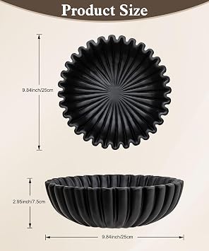 Decorative Bowl for Home Decor,Modern Fruit Bowl -Beige | Key Bowl for Entryway,Catch All Bowl for Kitchen Counter, Coffee Table,Living Room, Dining Room Coffee Table Decor