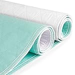 CoolShields Waterproof Bed Pads Incontinence 34\'\' x 52\'\' (3 Pack) Washable Reusable Bedwetting Mattress Protector Pad for Kids, Adults, Elderly, and Pets