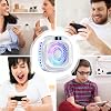 Magnetic Phone Cooler RGB Light Heatsink Fan 2.56 x 2.56 Inches Mobile Cooler with 3 Level Cooling Aluminium Alloy Radiator Accessory with RGB Style Heat Control for Live Streaming