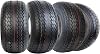 Set 4 Wolf Pack 18X8.5-8 Golf Cart Tires 6PR Non-Directional Tubeless Tire Multi-Terrain Tire with Superior Traction and Mud-Resistant Self-Cleaning Tread Design for Long-Lasting Performance