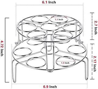 Bamboo's Grocery Round Steamer Rack Cooking Rack Round 304 Stainless Steel
