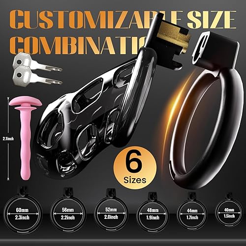 Miniatura 4 de Jaula de castidad masculina - Jaulas de castidad de silicona suave para hombre, pequeñas jaulas de castidad para hombre, adaptación de varios