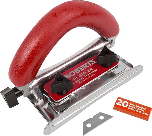 10-616-2A Conventional Carpet Trimmer with 20 Heavy-Duty Slotted Blades