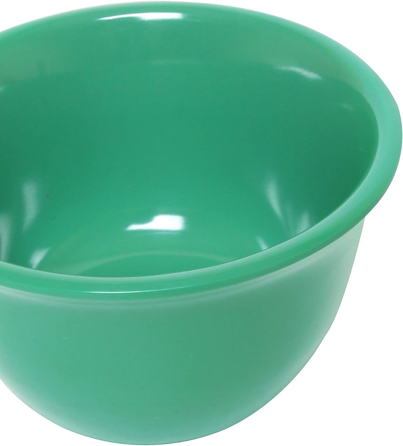 Color green melamine dinnerware collection 4 inch bouillon cup - 7 oz, comes in dozen