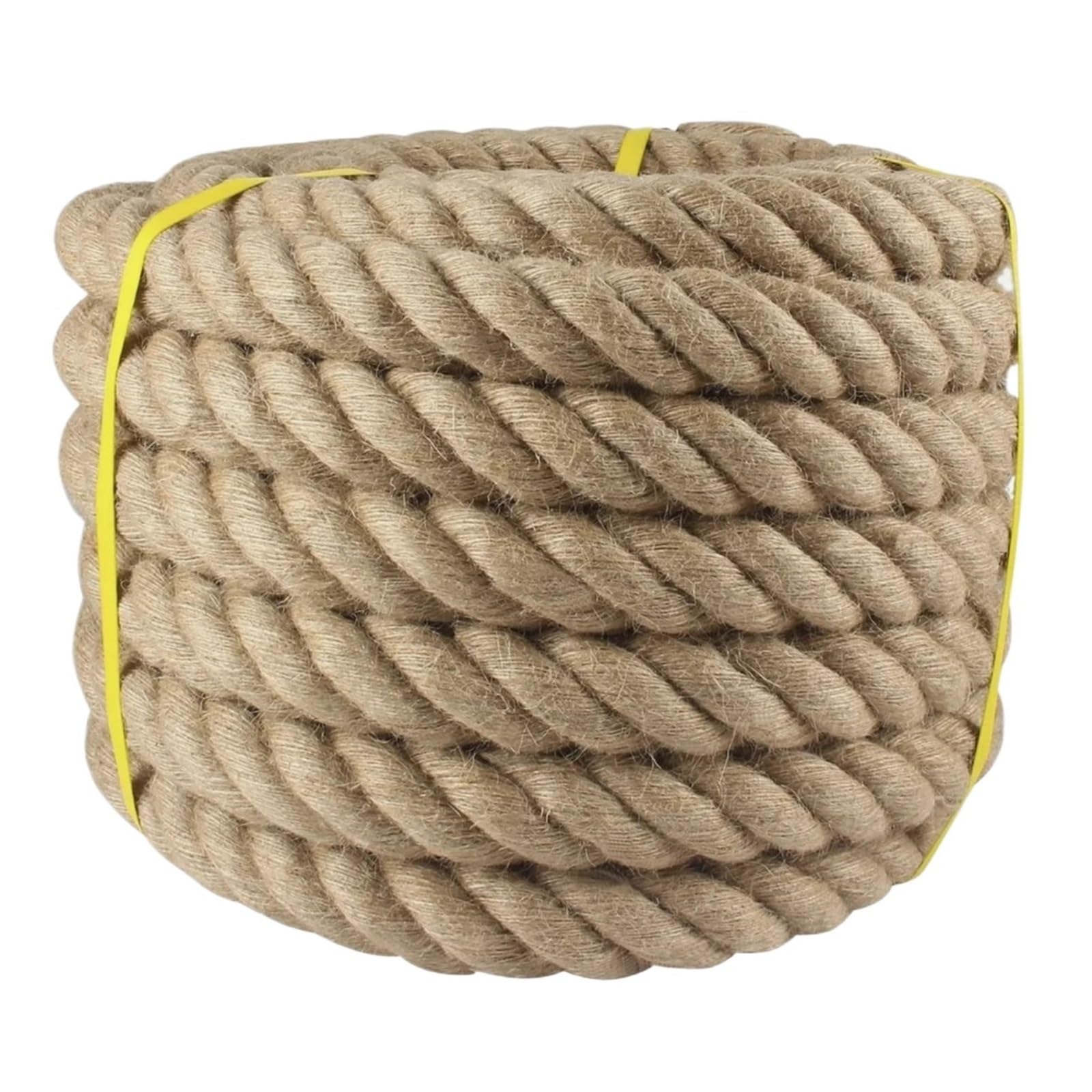 16 mm Jute-Seil, Schnur, Rollen, Seil, Hanf, gedrehte Kordel, Makramee-Schnur, for Kratzen, handgefertigt, DIY, Basteln, Dekoration Für Camping Garten