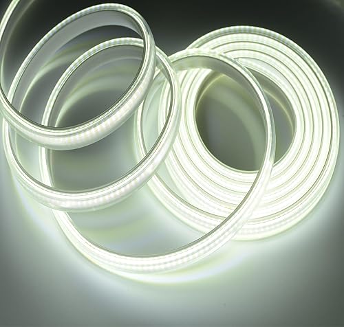Miniatura 2 de SUYOOULIN Tira de luces LED, 9.9 pies, AC110-130 V, alta densidad, 864 LED, tira de luz COB, 8600 lm, súper brillante, regulable, impermeable,
