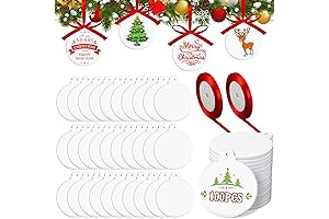 Soaoo Christmas Satin Ornament Balls (3-Inch, 100-Pack)