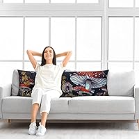 Vista 5 de Play Tailor Funda de almohada corporal con cremallera de 20 x 54 pulgadas, funda de almohada corporal de terciopelo suave, funda de almohada larga