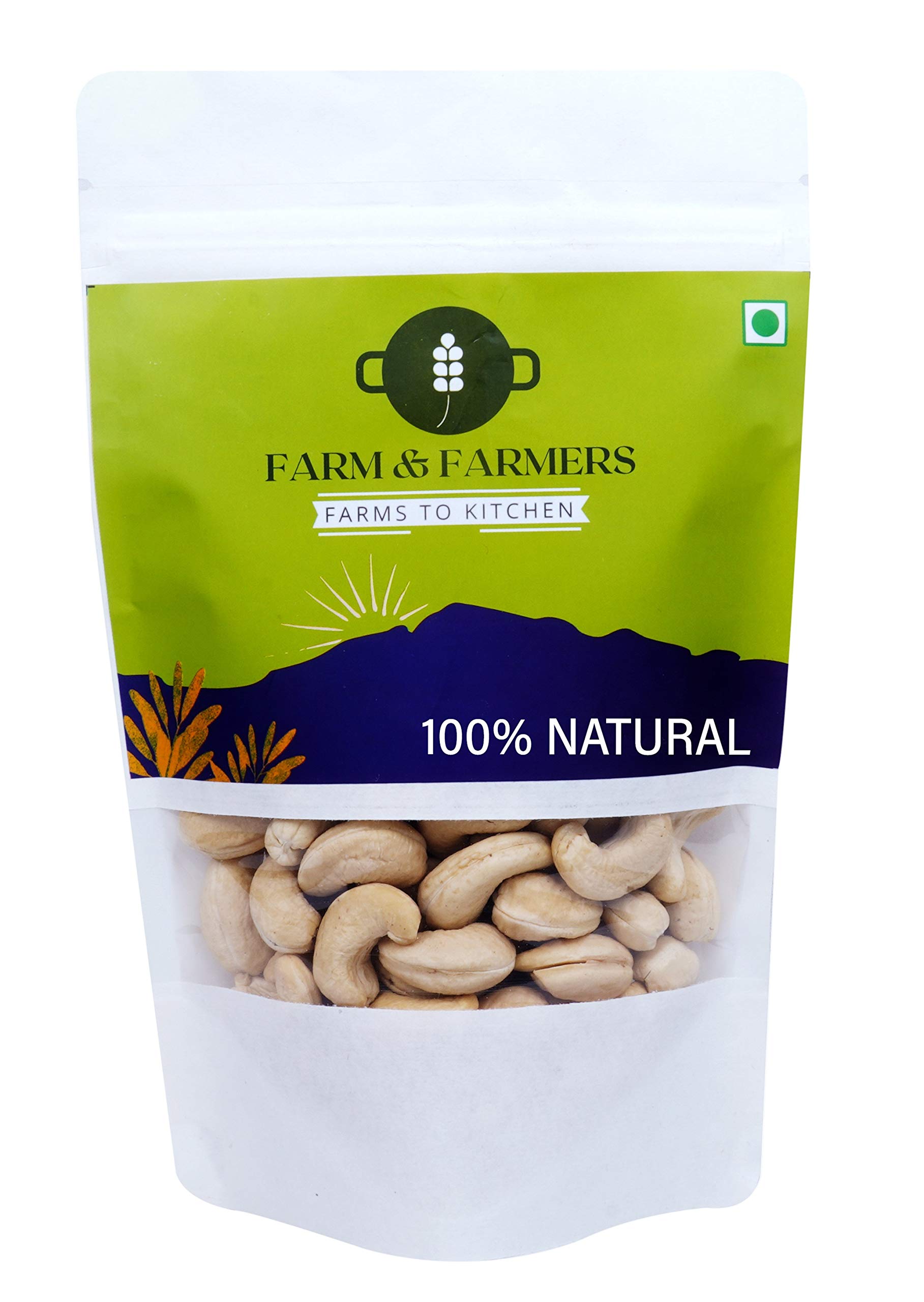 Farm & Farmers 100% Natural Cashews Nuts Dry Fruits, 900 gm (B08H58Y95X) Amazon Price History, Amazon Price Tracker