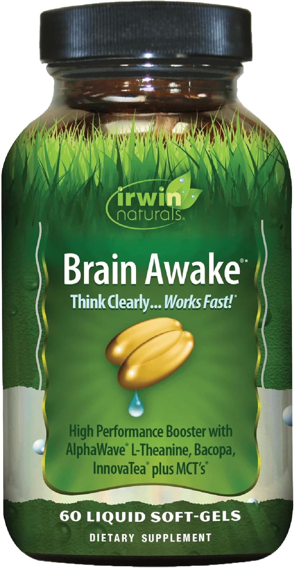 Irwin Naturals Brain Awake, 60 Count