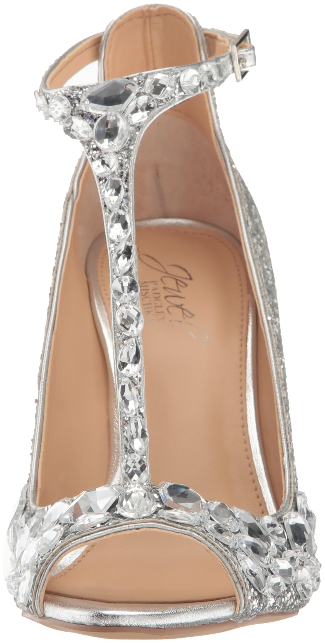 Jewel Badgley Mischkaconroy Metallic Glitter Evening Shoe