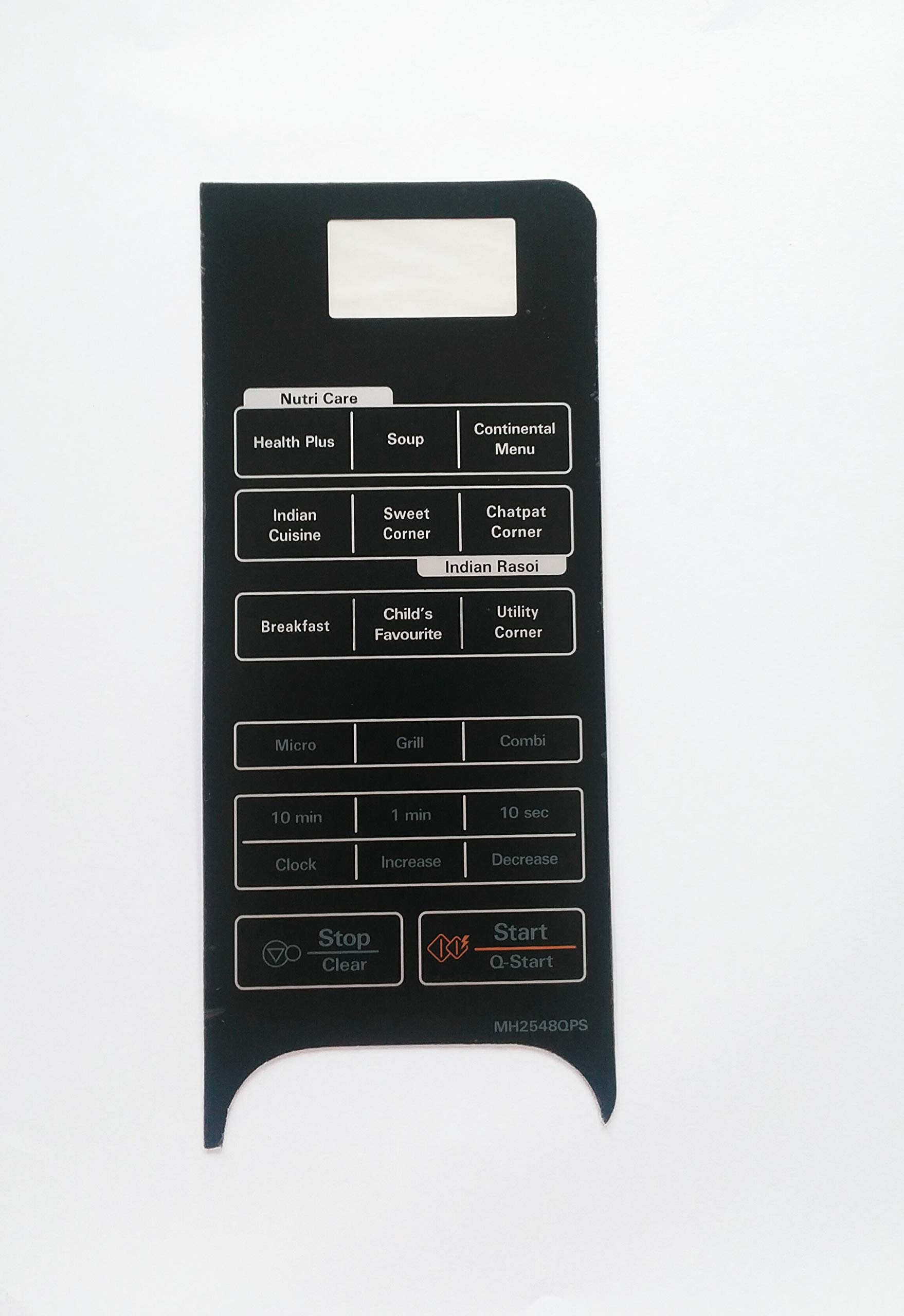 Able MH2548QPS Microwave Oven Membrane Keypad